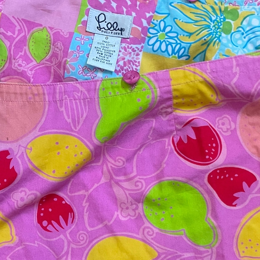 Vintage reversible Lilly Pulitzer wrap skirt